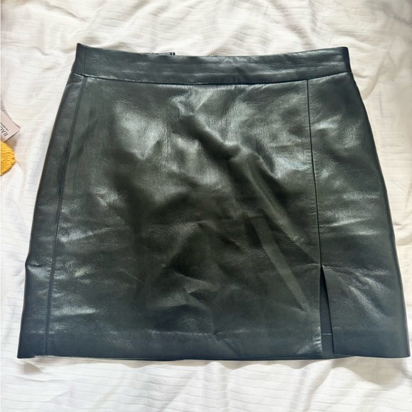 Wilfred Leather Mini Skirt - Picture 1 of 3